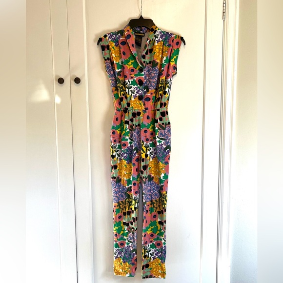 Nooworks Pants - Nooworks Magic Suit “People I’ve Loved” Floral Multicolor Jumpsuit